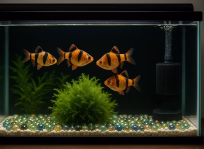 Breeding Golden Tiger Barbs at Home from Courtship to Free-Swimming Fry