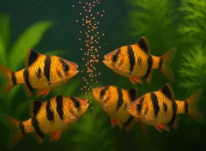 Feeding Golden Tiger Barbs for Bright Color and Steady Growth